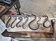 Early Medieval styled S hooks
